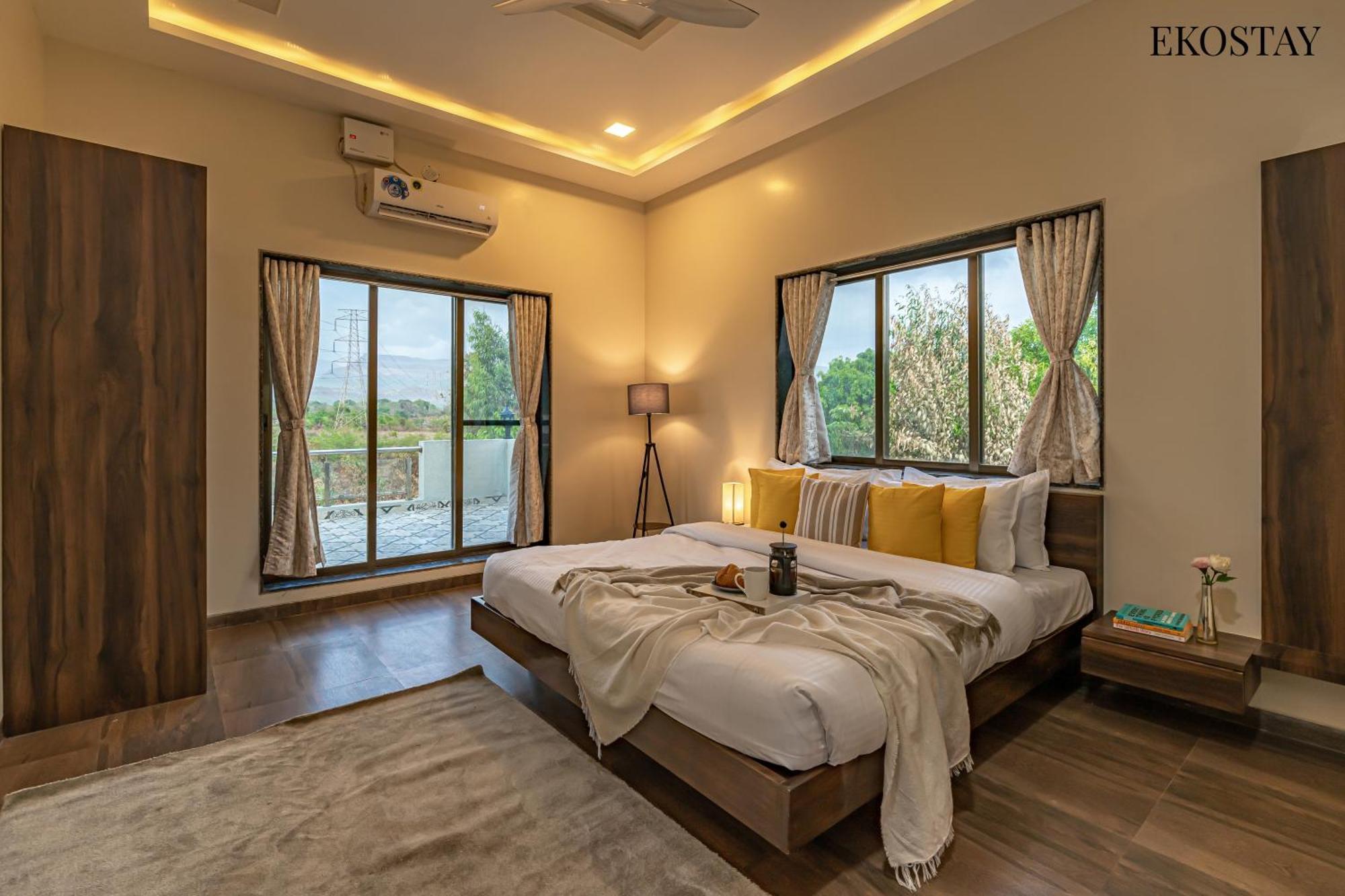 Ekostay Gold Palm Estate I Cricket Turf I Rain Dance I 2 Acre Property Karjat Exterior foto