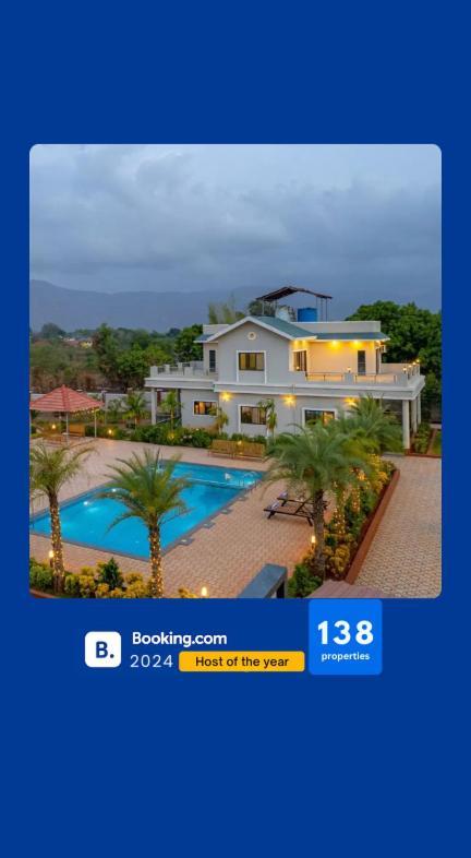 Ekostay Gold Palm Estate I Cricket Turf I Rain Dance I 2 Acre Property Karjat Exterior foto